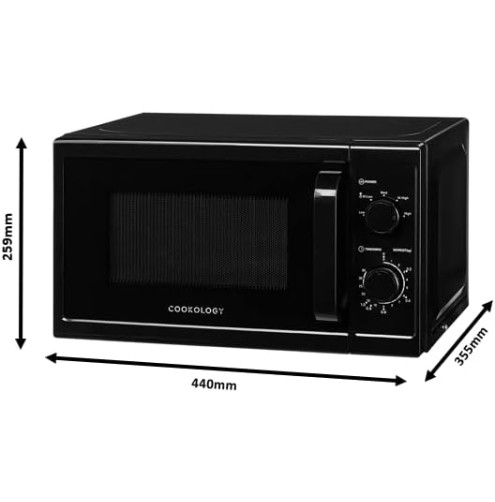 Cookology Freestanding Microwave Black - CMAFS20LBK Cookology Freestanding Microwave Black - CMAFS20LBK
