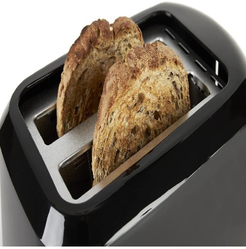 PIFCO® Essentials Black 2 Slice Toaster
