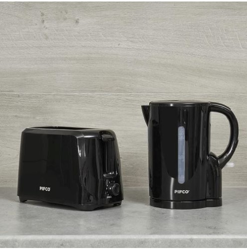 PIFCO® Essentials Black 2 Slice Toaster