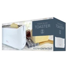 Kitchen Perfected Long Slot Toaster - White