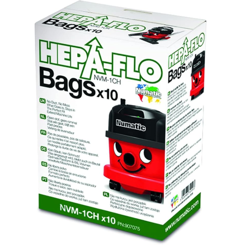 Numatic Henry Cleaner Bags - 1 Box (Pack of 10)