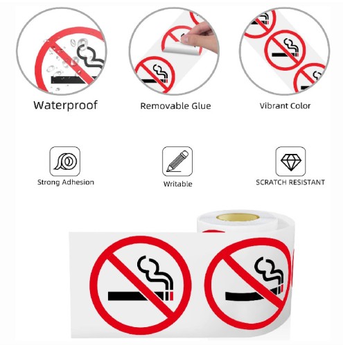 No Smoking Sign Pack of 3 No Smoking Sign Pack of 3