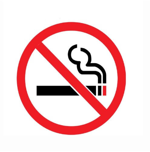 No Smoking Sign Pack of 3