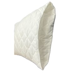 Pillow Protector Quilted 'Peach Soft' Microfibre Pocket 
