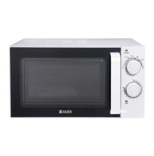 Haden 20L White Stainless Steel Interior Microwave