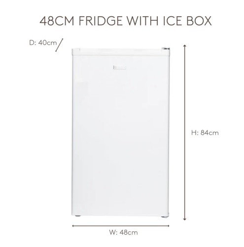 HR82W-E 48cm Fridge With Ice Box