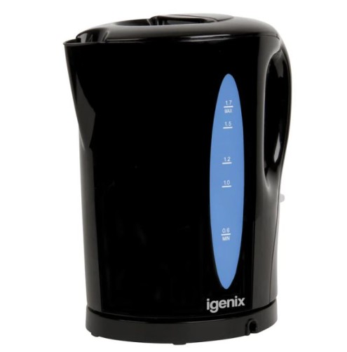 Igenix Cordless 1.7 Lt Black Kettle
