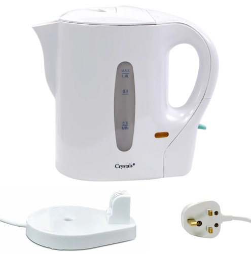 1 Litre Electric Cordless Travel Kitchen Kettle