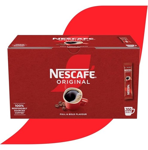 NESCAFÉ Original Instant Coffee Sachets - 200 x 1.8g Sticks