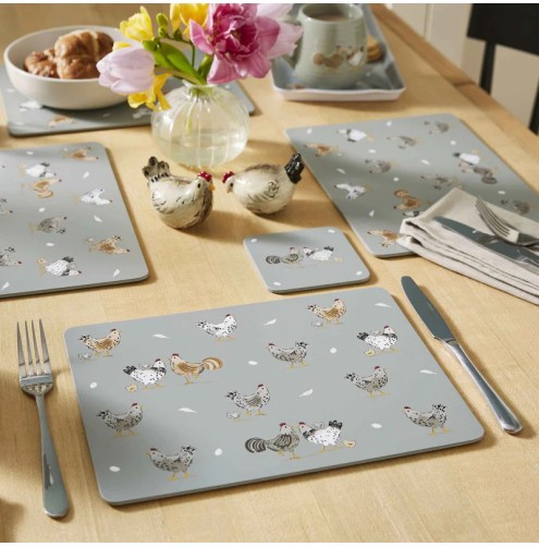 Cooksmart Placemats (Hen House Lane) Pk 4