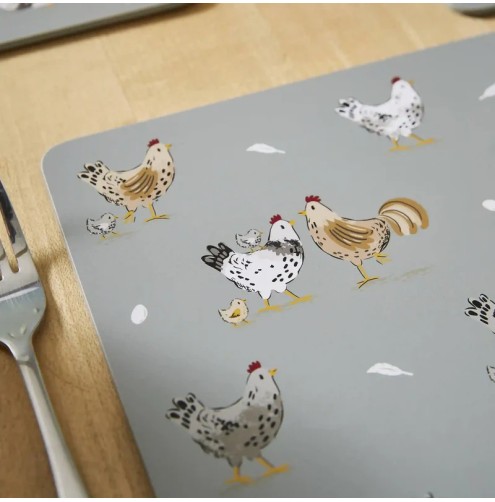 Cooksmart Placemats (Hen House Lane) Pk 4