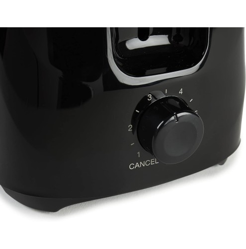 PIFCO® Essentials Black 2 Slice Toaster