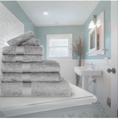 Luxury Bath Towel Silver