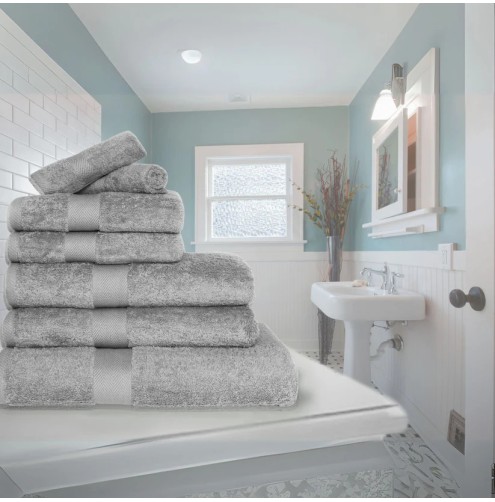 Luxury Bath Towel Silver