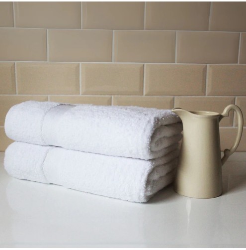 Luxury Bath Towel White