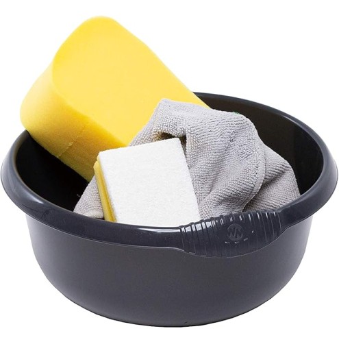 Plastic Bowl Round 12.5" - Midnight