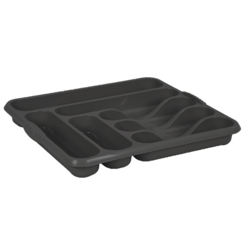 Plastic Cutlery Tray 16.5" x 14.5" - Midnight