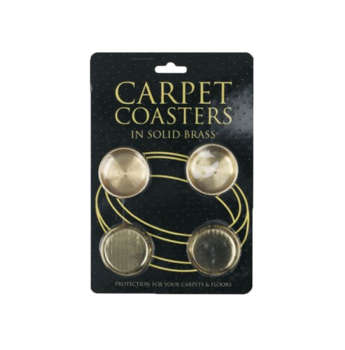 Carpet Coasters Chrome   (Disc)