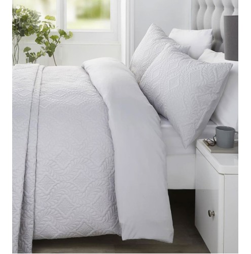 Gianna Duvet Cover Set White