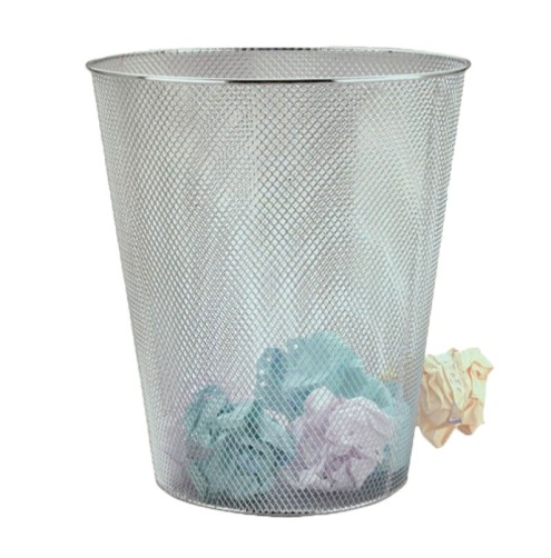 Waste Paper Basket Metal Mesh