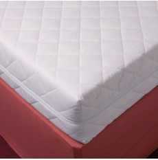 Type 1 Moisture Resistant Quilted 'Peach Soft' Microfibre Zip On Mattress Cover 72" X 24" X 6" (183cm x 61cm x 15cm)