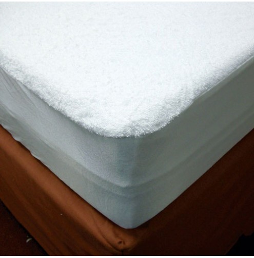 Cap Style Terry Towelling Waterproof Mattress Cover 72" X 36"  (183cm x 91cm)