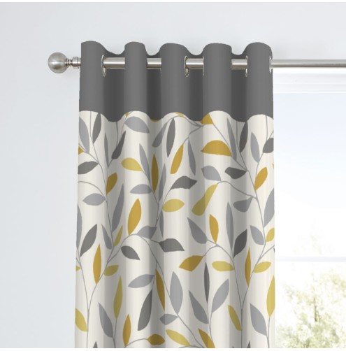 Beechwood ready made curtains Ochre