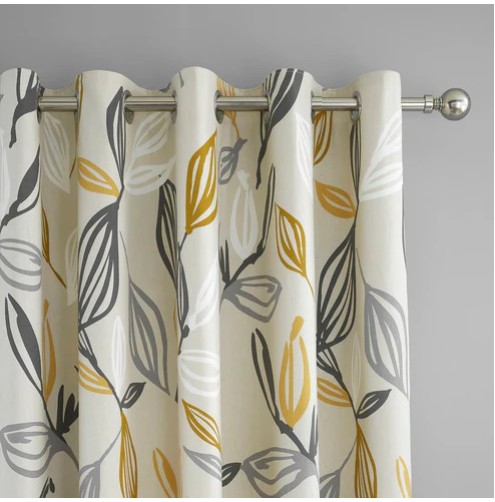 Ensley Ready Made Curtains Ochre Ensley Ready Made Curtains Ochre