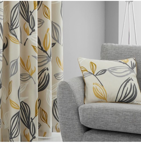 Ensley Ready Made Curtains Ochre Ensley Ready Made Curtains Ochre
