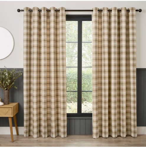 Everett ready made curtains Natural