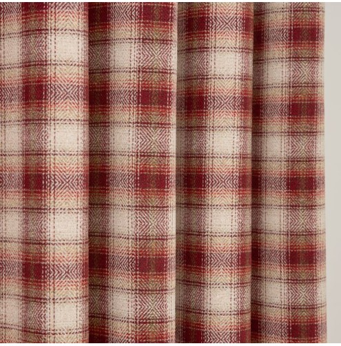 Everett ready made curtains Red