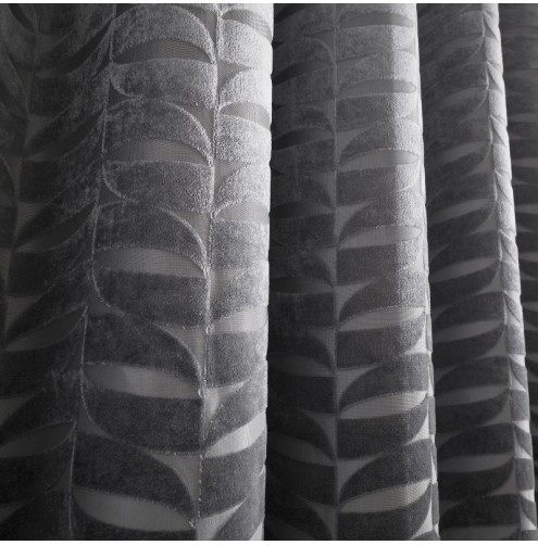 Kendal ready made curtains - Charcoal Kendal ready made curtains - Charcoal