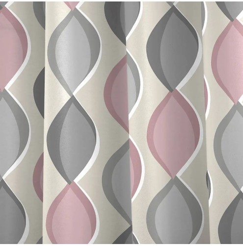 Lennox Ready made curtains - Blush