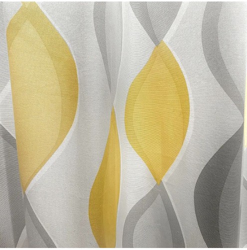 Lennox Ready made curtains - Grey Ochre