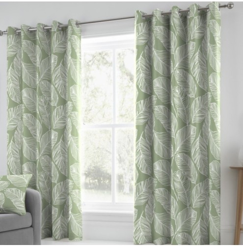 Matteo Ready made curtains - Green