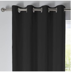 Sorbonne Ready Made Curtains - Black