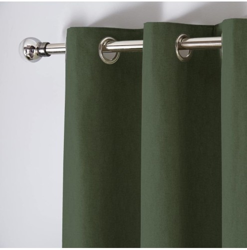 Sorbonne Ready Made Curtains - Bottle Green
