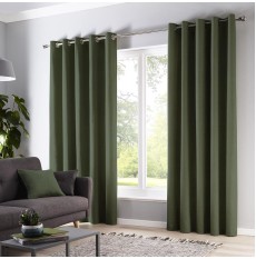 Sorbonne Ready Made Curtains - Bottle Green