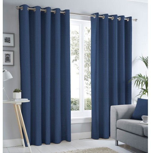 Sorbonne Ready Made Curtains - Navy