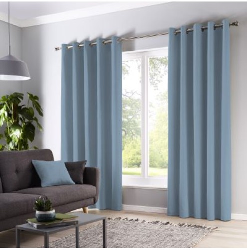 Sorbonne Ready Made Curtains - Blue