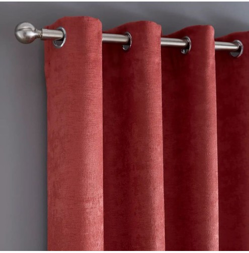 Strata Ready Made Curtains - Terracotta Strata Ready Made Curtains - Terracotta