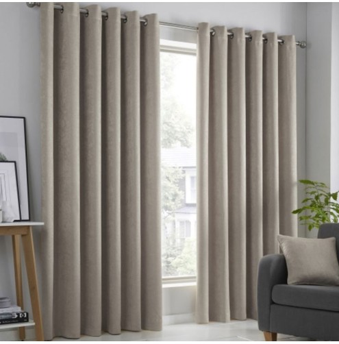 Strata Ready Made Curtains - Natural