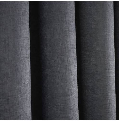 Strata Ready Made Curtains - Charcoal Strata Ready Made Curtains - Charcoal
