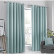 Strata Ready Made Curtains - Duck Egg