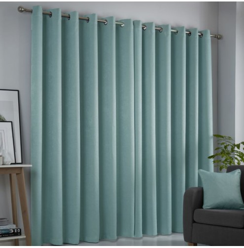 Strata Ready Made Curtains - Duck Egg Strata Ready Made Curtains - Duck Egg