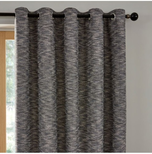 Talon ready made curtains Blue