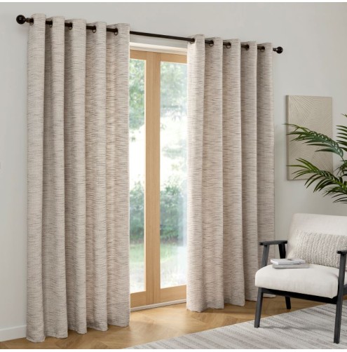 Talon ready made curtains Grey