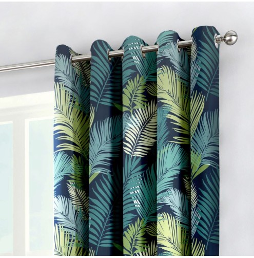 Tropical Ready Made Curtains - Multi