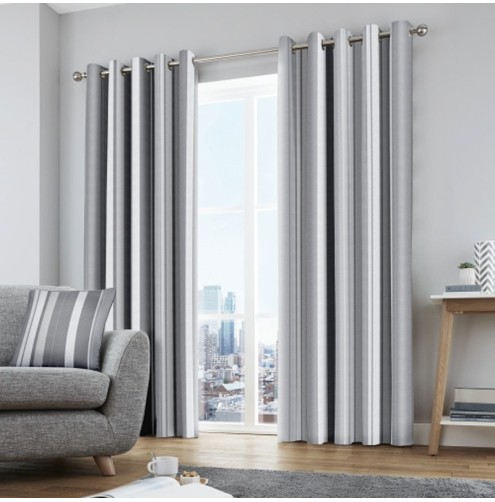 Whitworth Ready Made Curtains - Grey