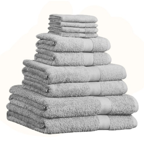 Luxury Bath Towel Silver